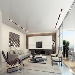 Living Room In Modern Style - Karbonix