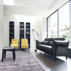 Living Room Interior With Modern Dark Sofa Designs Lovely Minimalist - Karbonix