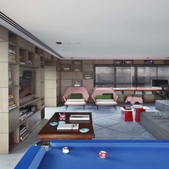 Living Room Of Comfortable Apartment Interiors With Unique Big - Karbonix