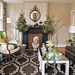 Living Room On Christmas Day Minimalist Design - Karbonix