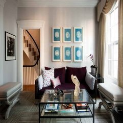 Living Room With Glass Table Decorate A - Karbonix