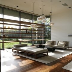 Living Room With Modern Design Semi Outdoor - Karbonix