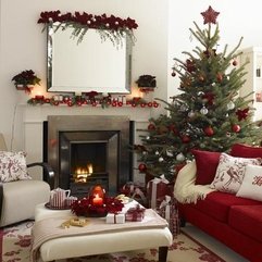 Living Room With Red Sofa Design Dazzling - Karbonix