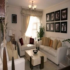 Living Room With Sofa White Decorate A - Karbonix