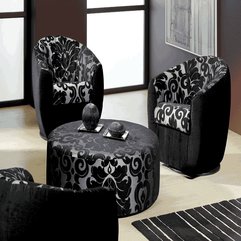 Livingroom Furniture Cute Black - Karbonix