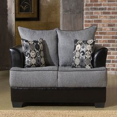 Livingroom Furniture Design Fabric Black - Karbonix