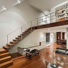 Loft Apartment Design Ideas With Wooden Ladder Comfortable Nyc - Karbonix