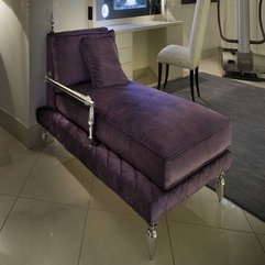Longue For Bedroom Purple Chaise - Karbonix