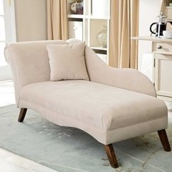Longue For Bedroom White Chaise - Karbonix