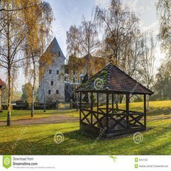 Lovely Medieval Water Castle Brennhausen Royalty Free Stock Photo - Karbonix