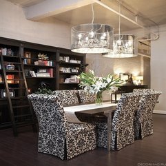 Best Inspirations : Luxurious Apartment Dining Room Unique Lighting Unit In Dining - Karbonix