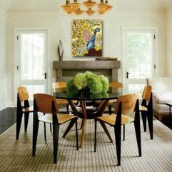 Best Inspirations : Luxurious Dining Room Table Design With Centerpiece And Wall Art - Karbonix