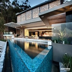 Best Inspirations : Luxurious Home Completed With Blue Infinity Pool Extra - Karbonix