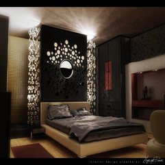 Luxury Modern Bedroom Design With Wall Lighting Wall Decor By Hepe Design Dark - Karbonix