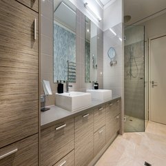 Luxury Neutral And Wooden Bathroom Design For Combination Of - Karbonix