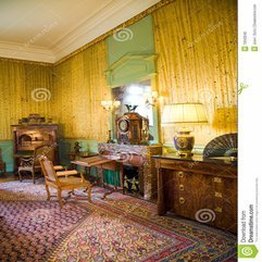 Luxury Retro Furniture And Fireplace Royalty Free Stock Photos - Karbonix