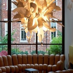 Best Inspirations : Made Of Glassware Spoon Unique Chandelier - Karbonix