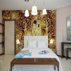 Best Inspirations : Magnificent Art Deco Wall Painting For Master Bedroom Design Meet - Karbonix