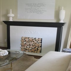 Main Street Chic DIY Stacked Log Fireplace Screen - Karbonix