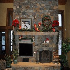 Mantel Stone Fireplace - Karbonix