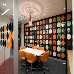 Meeting Room Office Interior Design Wall Decor Modern Polkadot - Karbonix