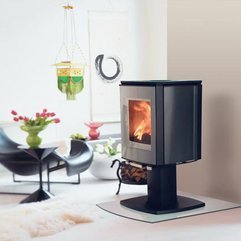 Best Inspirations : Minimalist Fireplace Design By Jotul F273 Interior Design - Karbonix
