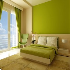 Minimalist Green Bedroom Decoration - Karbonix