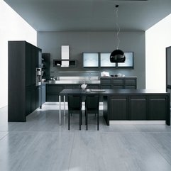 Best Inspirations : Minimalist Grey Kitchen Design Ideas Modern - Karbonix