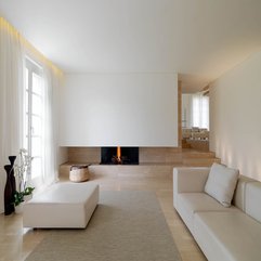 Minimalist Interior Tuscany Italy Contemporary Fireplace Decobizz - Karbonix