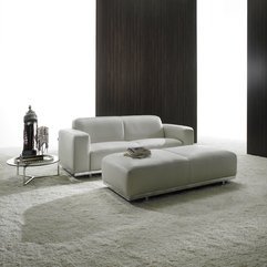 Minimalist Sofa Bed Design In White Colored Materials - Karbonix