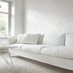 Minimalist White Sofa And Interior Design White Walls Brotherbangun - Karbonix