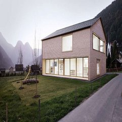 Best Inspirations : Minimalist Wooden House Ideas By Bernardo Bader Home - Karbonix