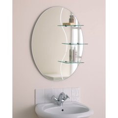 Mirrors Design Oval Bathroom - Karbonix