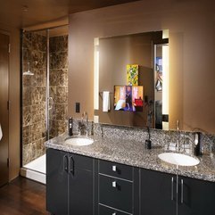 Best Inspirations : Mirrors Ideas Contemporary Bathroom - Karbonix