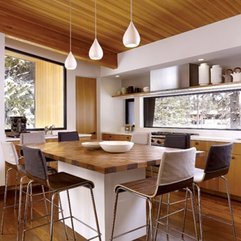 Best Inspirations : Modern And Comfortable Kitchen Interior Design By John Maniscalco - Karbonix