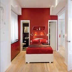 Best Inspirations : Modern And Luxury Red Bedroom Design Decorating House Ideas - Karbonix