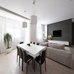 Modern Apartment Dining Room Interior Design Fodorova - Karbonix