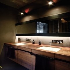 Best Inspirations : Modern Bathroom Inside Scandinavian Home Modern Polish House - Karbonix