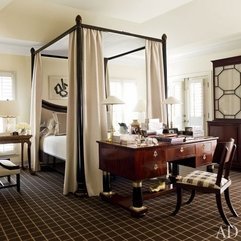 Best Inspirations : Modern Bedroom With Cream Interior Color Themes Using Canopy Bed - Karbonix