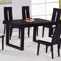 Modern Black Dining Room Design For Furniture Design Black Dining - Karbonix