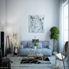 Best Inspirations : Modern Blue Living Rooms Uniquely Design - Karbonix