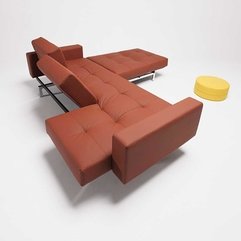 Best Inspirations : Modern Convertible Sofa Bed In Light Brown Colored Materials In Modern Style - Karbonix