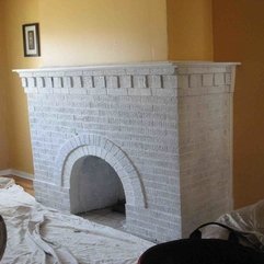 Best Inspirations : Modern Diy Art Design Collection Shabby Chic Brick Fireplace - Karbonix