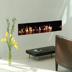 Modern Fireplaces Gas Contemporary Built - Karbonix