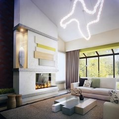 Best Inspirations : Modern Green Gray White Living Room Marvelous Living Modern With - Karbonix