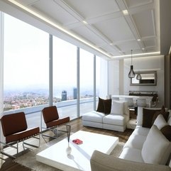 Modern Living Area White Brown - Karbonix