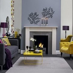 Modern Living Room Designs Great Fireplace - Karbonix