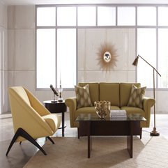 Modern Living Room Interior Designmid Century Roomyellow And - Karbonix