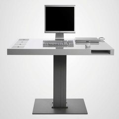 Best Inspirations : Modern Modern Computer Desk Furniture For Office Prestige Looks Elegant - Karbonix