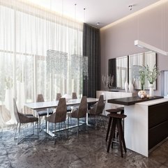 Modern Neutral Dining Room Kitchen 2 - Karbonix